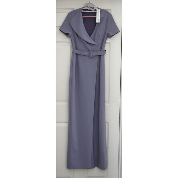 Kay Unger Women's Sz 6 Lilac Purple Ezra Walk Thru Jumpsuit - Picture 1 of 6